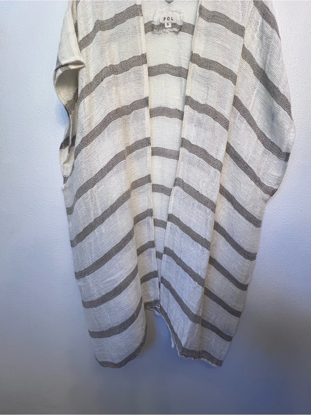 POL Striped Open Cardigan - Picture 6 of 12